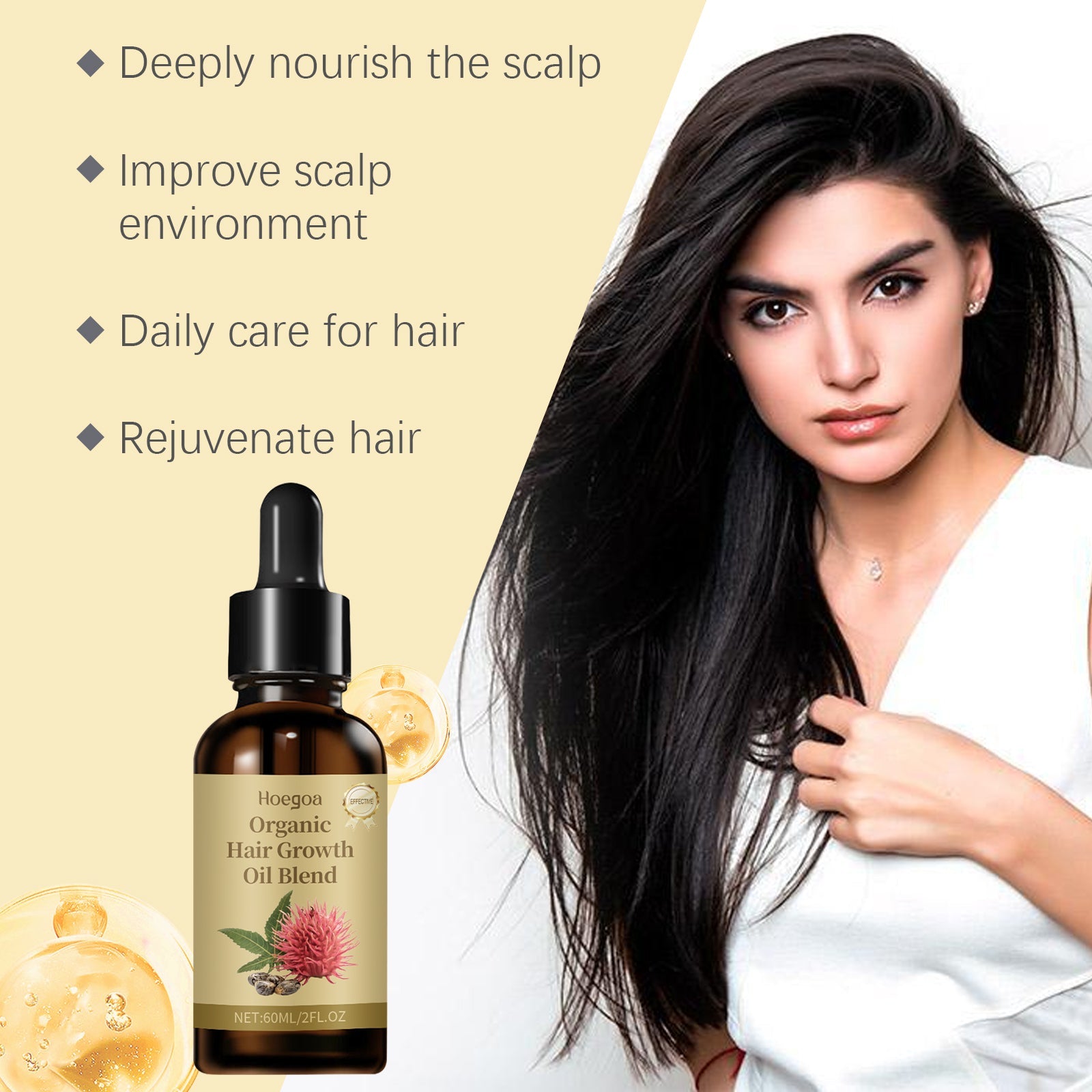 Hair Care Essential Oil Nourishing Moisturizing Repair Hair Hydrating Soft Hair Care Oil Scalp Care - Korvel