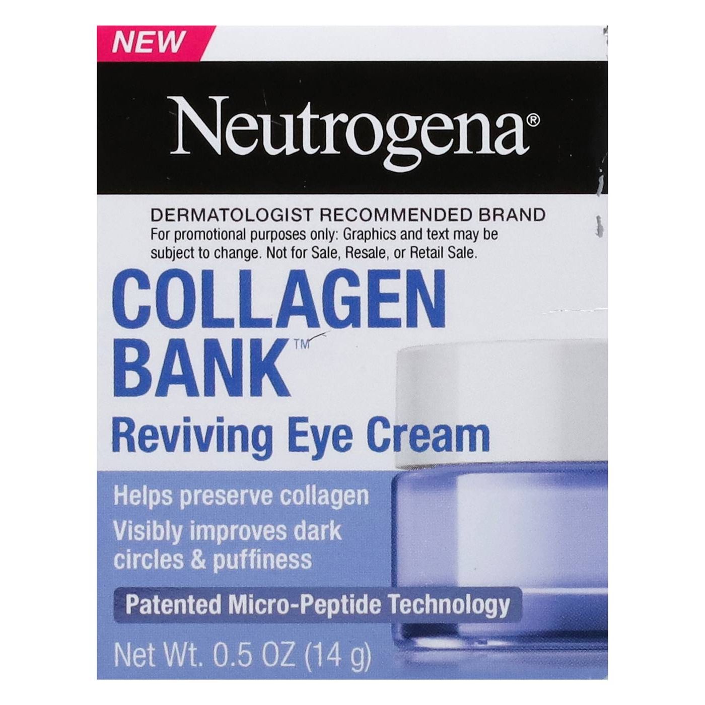 Crème Gel Revitalisante pour les Yeux Neutrogena Collagen Bank 0,5 Oz