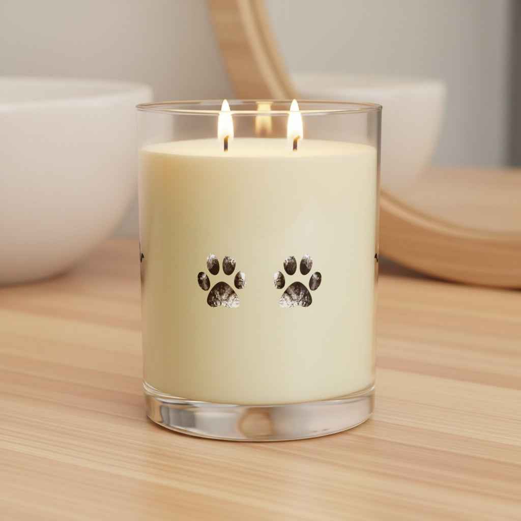 Vela Ambiental Aprobada por Patas – Vela de Soja para Gatos Sassy