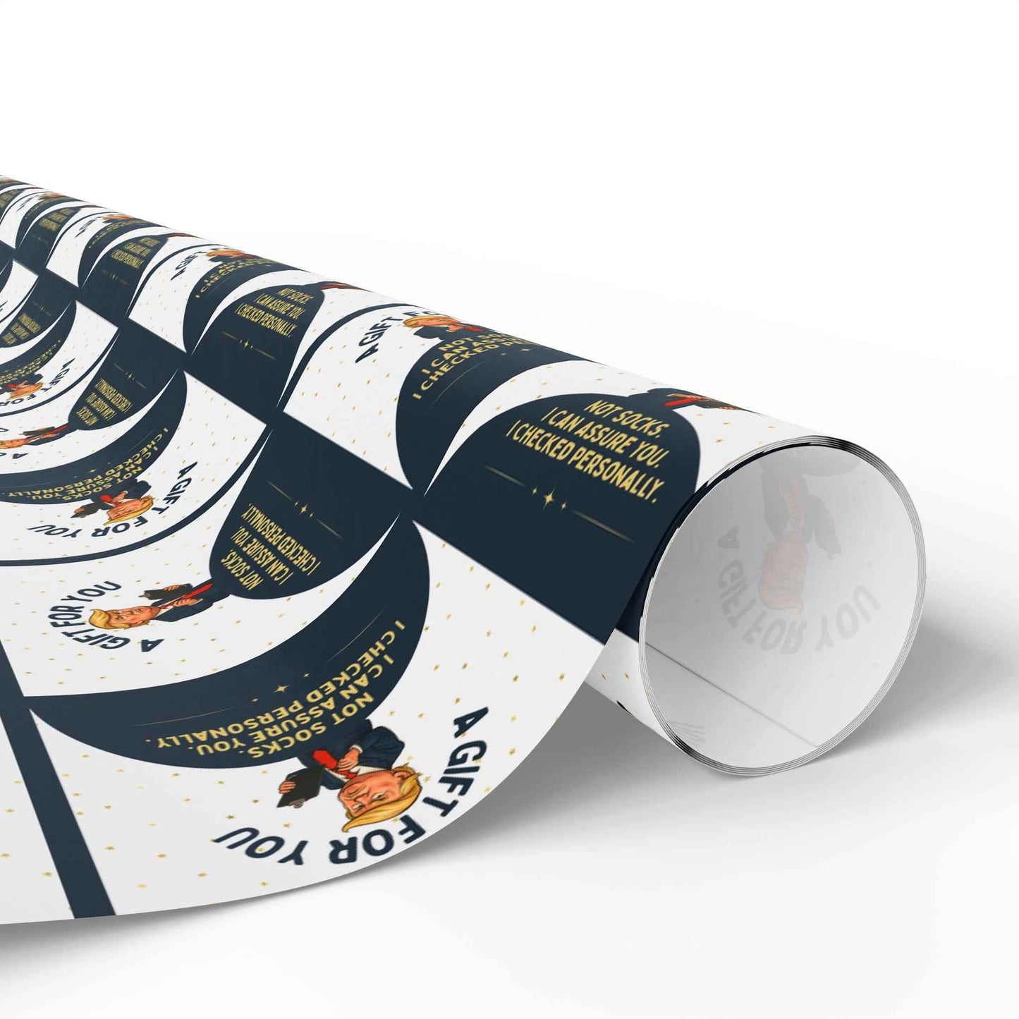 Not Socks Wrapping Paper - Political Parody Gift Wrap