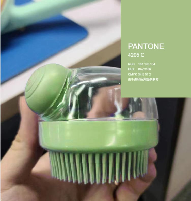 Hair Wash Comb Clear Brush Fluid Press Scalp Massage Bath Cleaning Shower Brush Home Shampoo Scrubber - Korvel