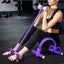 Six tube upgraded sit ups abdominal exercises yoga fitness tension rope multifunctional foot pedal stretcher - Korvel