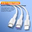 Câble USB de charge rapide 5A One to Three - 1,2 m