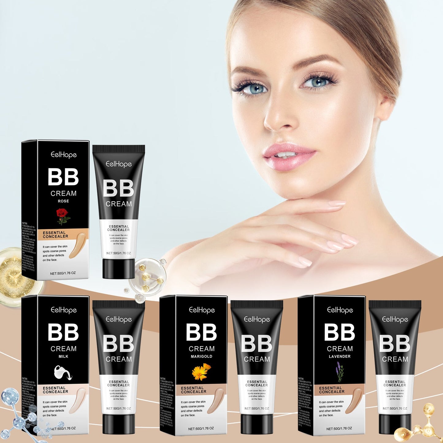 Crema BB Correctora de Aceite Ligera
