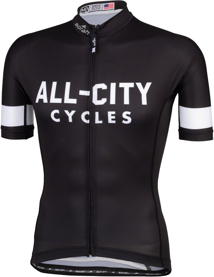 Maillot pour hommes All-City Classic 4.0 - Noir Blanc Moyen