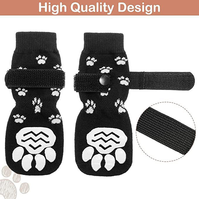 Chaussettes Premium pour Animaux de Compagnie - Antidérapantes et Imperméables