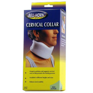 DJ Orthopedics Bell-Horn Universal Cervical Collar, 2" - White