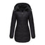 Veste imperméable en coton matelassé à manches longues