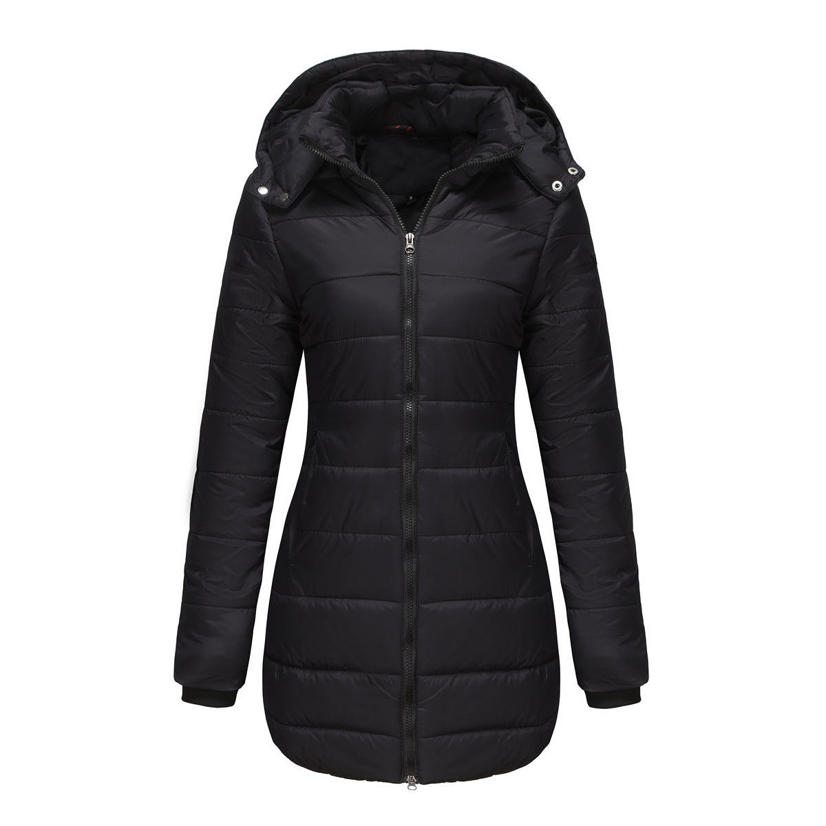 Veste imperméable en coton matelassé à manches longues