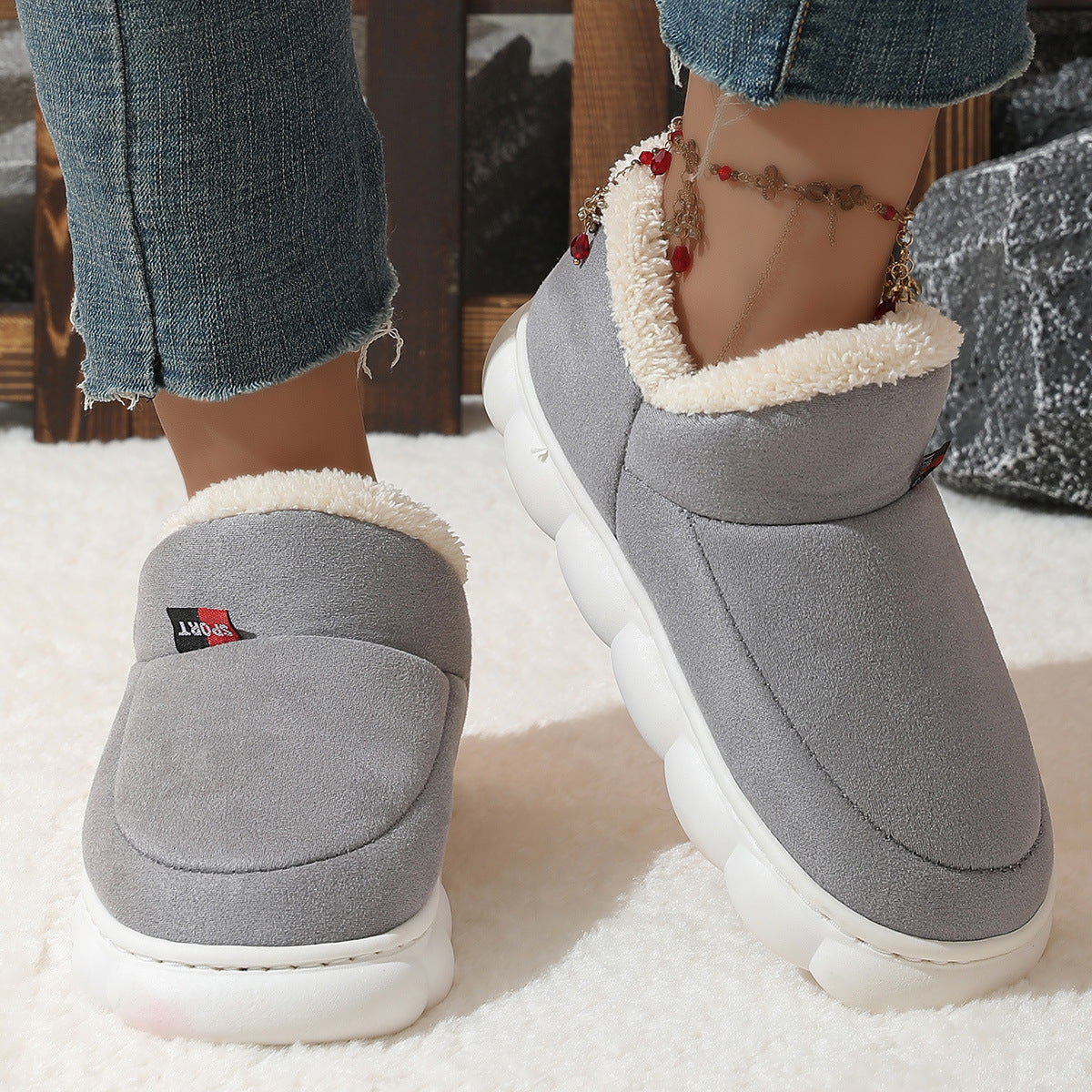 Zapatillas de Algodón Acogedoras y Suaves para Hombres y Mujeres