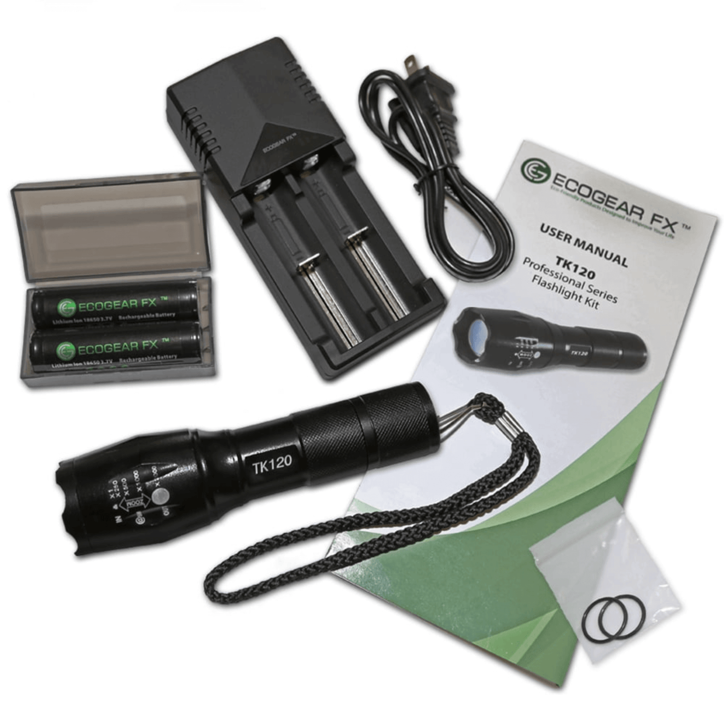 Kit de Linterna LED Profesional EcoGear FX TK120