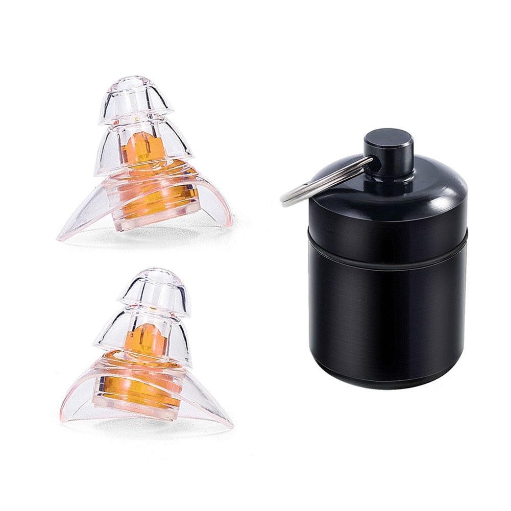 Noise Reduction And Sound Isolation Earplugs Concert High Fidelity Filter Earplugs Wholesale Blue Filter Earplugs Double Tail - Korvel