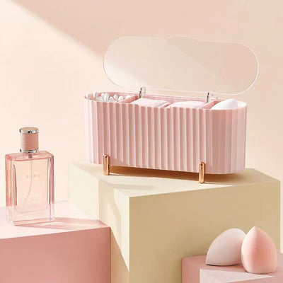 Elegant Dust-Proof Cosmetic Cotton Swab Storage Tube