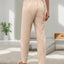 Pantalones de Cintura Alta con Cinta