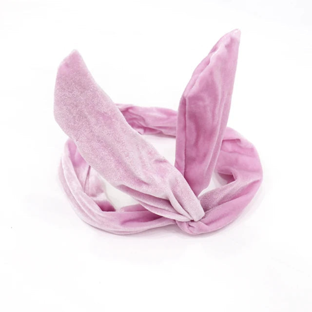 Fabric butterfly knot headband cute rabbit ear headdress headband and headband - Korvel