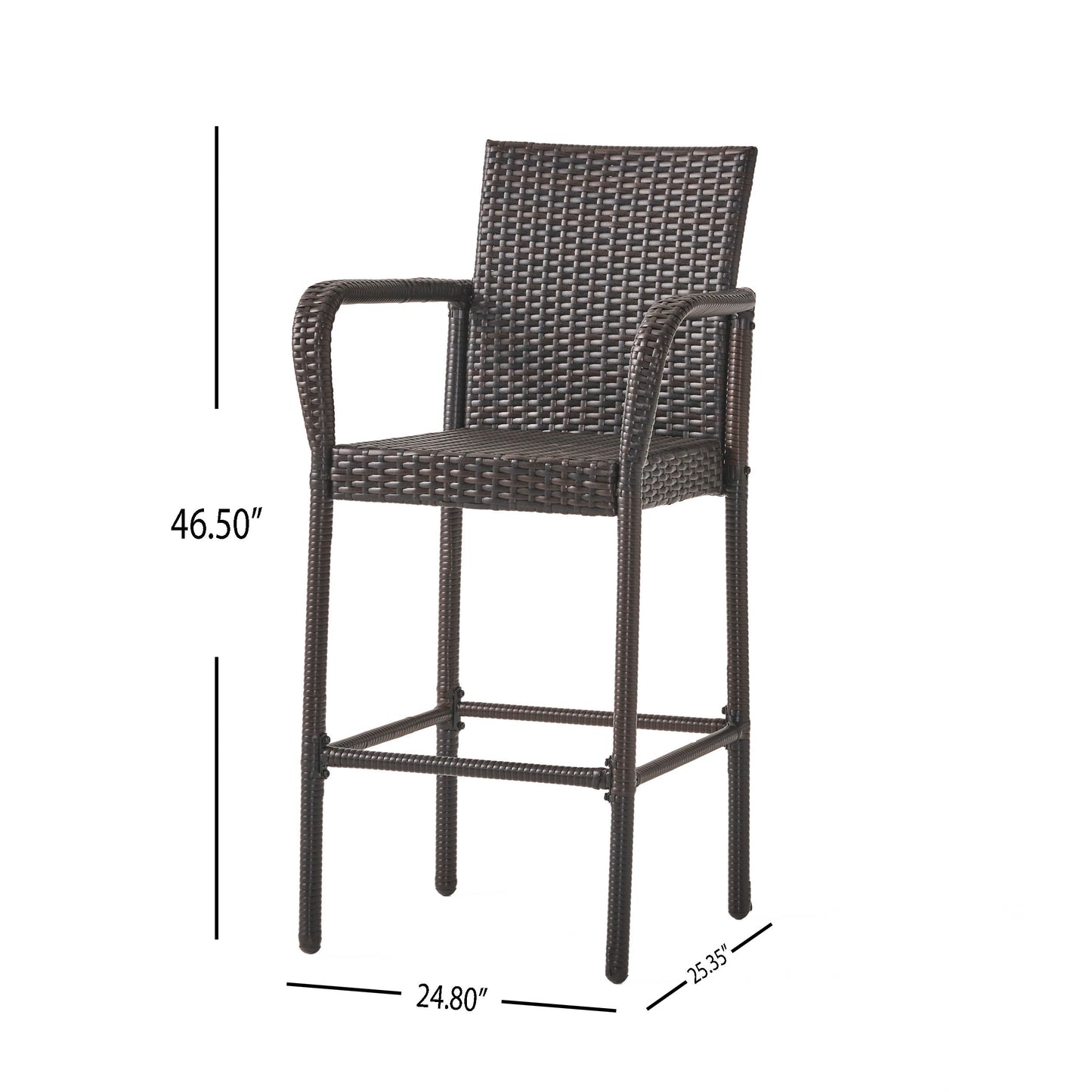 Littleton Barstool - Elegant Brown Design