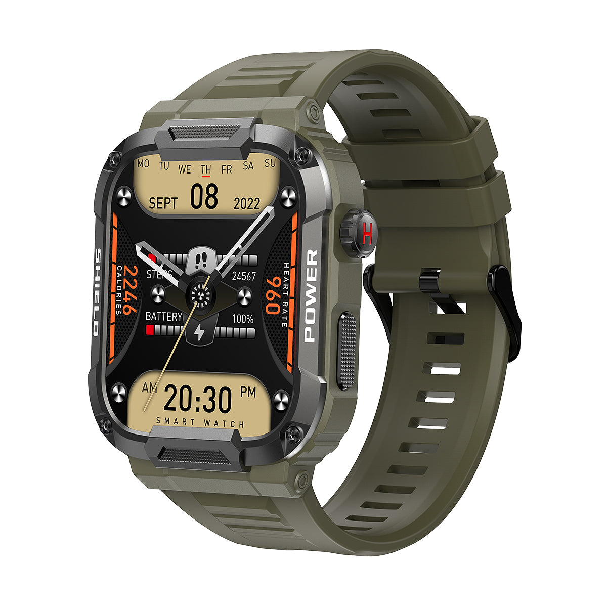 Smart bracelet MK66 Bluetooth call IP69 health monitoring super long endurance sleep monitoring sports watch - Korvel