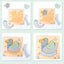 Puzzle en bois en relief d'animaux en cartoon
