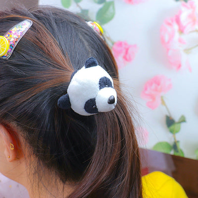 Korean Style Plush Panda Headband for Girls