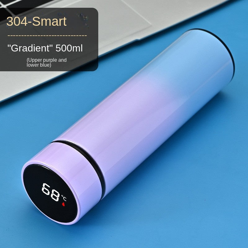 Smart Temperature Measurement Insulated Cup 304 Stainless Steel Water Cup Portable Home Cup Gift Cup Wholesale Engraving - Korvel