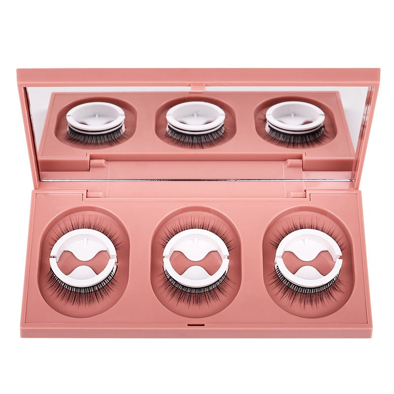 Self-Adhesive False Eyelashes - Natural Look, Three Pairs