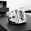 Anillo de Cartas de Póker de Acero de Titanio Retro - Diseño Unisex