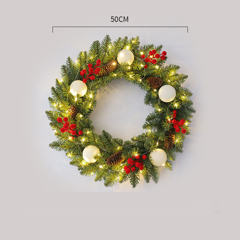 Corona de Navidad de Ratan Elegante - Disponibles en Múltiples Tamaños