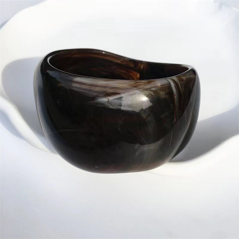 Li Shi patterned acrylic bracelet irregular bracelet - Korvel