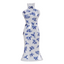 Elegant Blue and White Ceramic Mini Vases