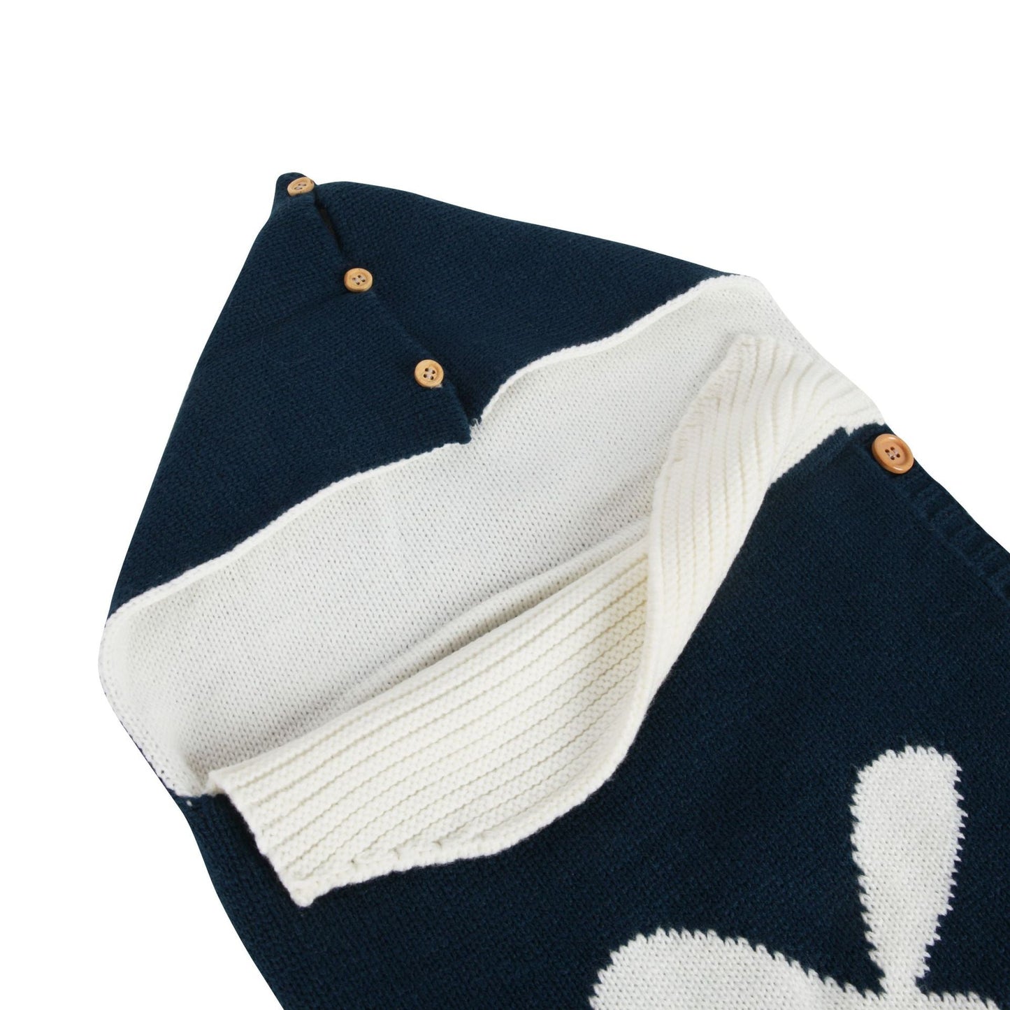 Premium Baby Knitted Rabbit Button Sleeping Bag