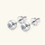 Moissanite 925 Sterling Silver Stud Earrings - Korvel
