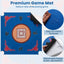 35 Inch 4 Player Folding Mahjong Table with Cup Holders - Blue