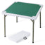 Table de Mahjong Pliable de 35 Pouces pour 4 Joueurs avec Porte-Gobelets - Vert