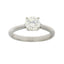 Bague de fiançailles en argent sterling avec zircon cubique véritable