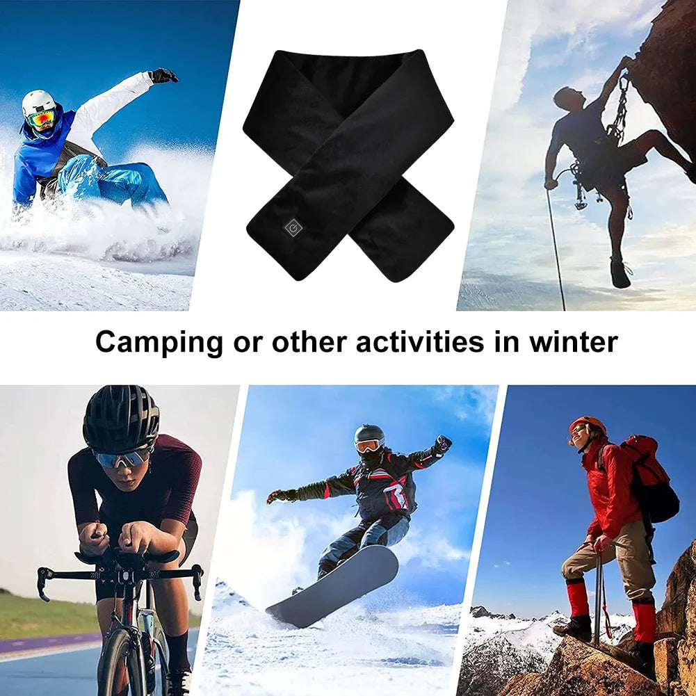 Adjustable USB Heated Scarf for Ultimate Warmth