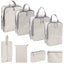 Ultimate Travel Organizer Bag Set - 8 Compressed Pieces - Korvel