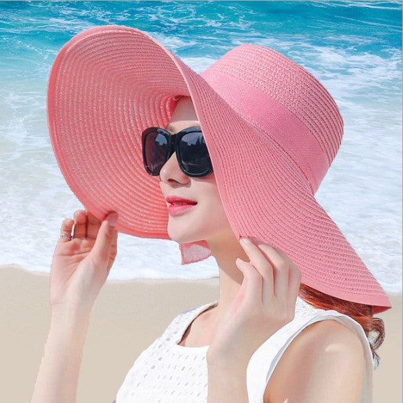 Premium Foldable Straw Sun Hat for Women