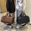 Men's Retro High-Capacity Fashionable Shoulder Organizer Bag