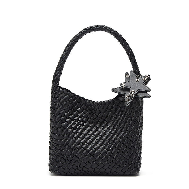 Premium Hand-woven Shopper Bag with Large Capacity