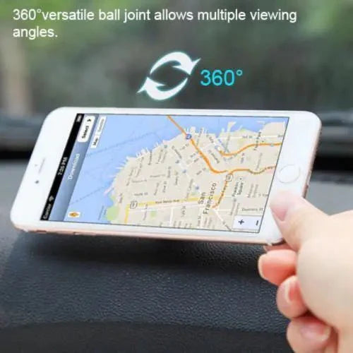 360 Degree Magnetic Car Dash Mount for Phones and Tablets