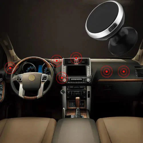 360 Degree Magnetic Car Dash Mount for Phones and Tablets