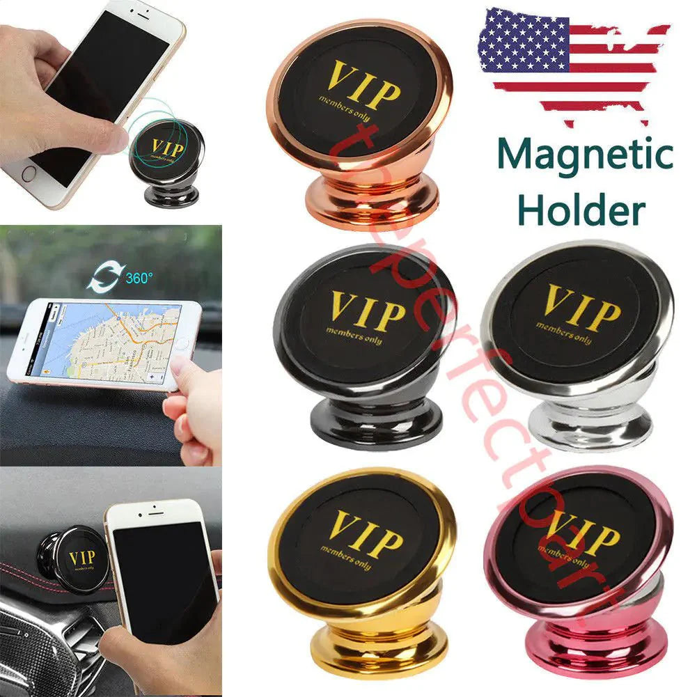 360 Degree Magnetic Car Dash Mount for Phones and Tablets