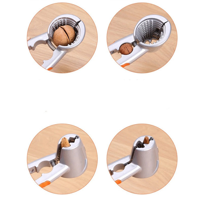 Walnut Clip Crack Almond Walnut Hazel Filbert Nut Kitchen Nutcracker Sheller Clip Gadgets Pecan Hazelnut Crack Clip Clamp Plier - Korvel