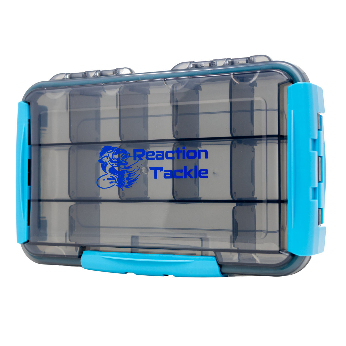Reaction Tackle Premium Waterproof Tackle Tray - Triple Clip Security