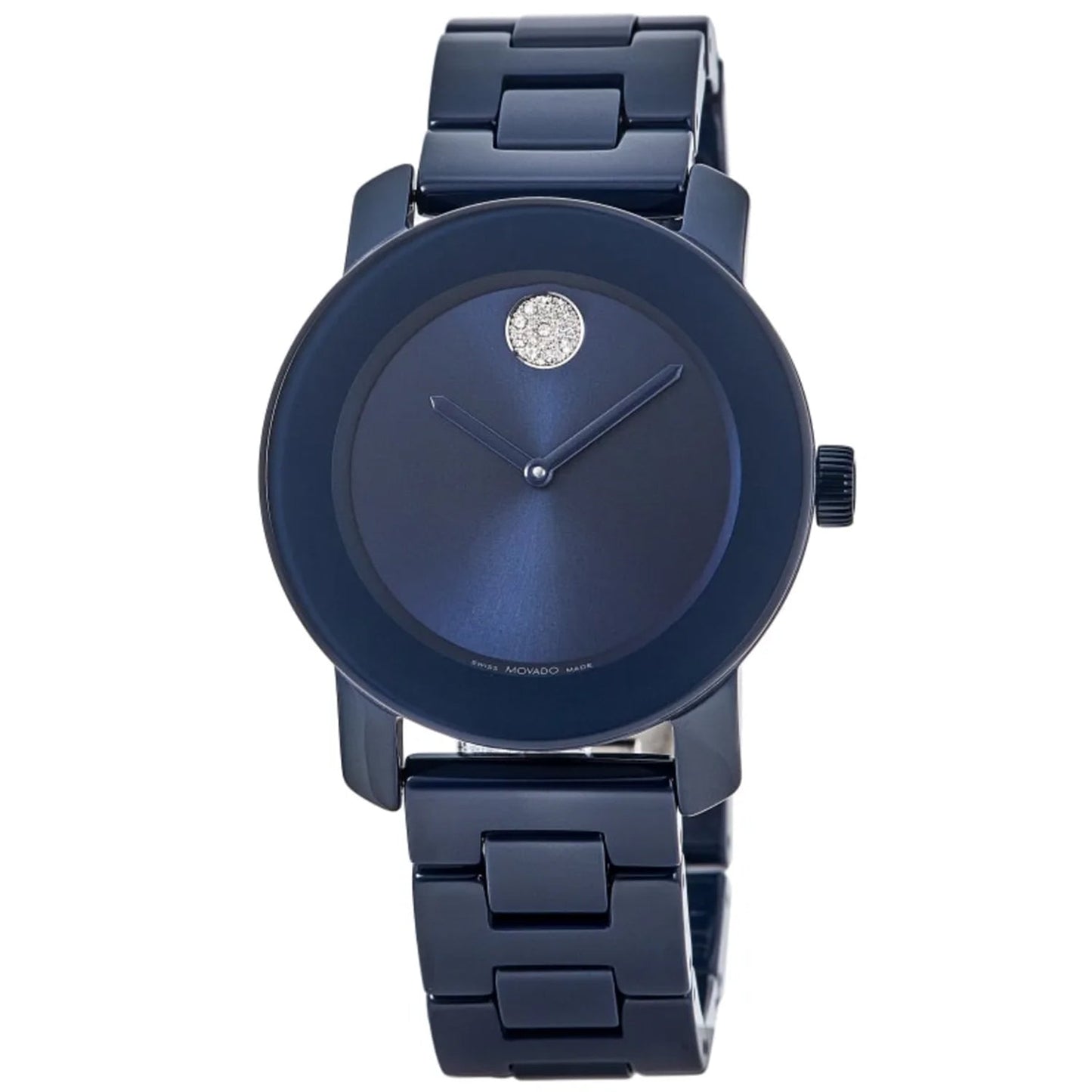 Montre Movado Femme Bold avec cadran bleu