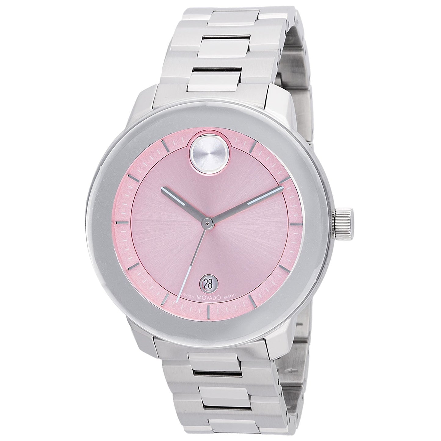 Movado Men's Bold Watch with Pink Dial