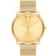 Reloj Movado para Hombre Bold - Esfera Dorada y Acero Inoxidable