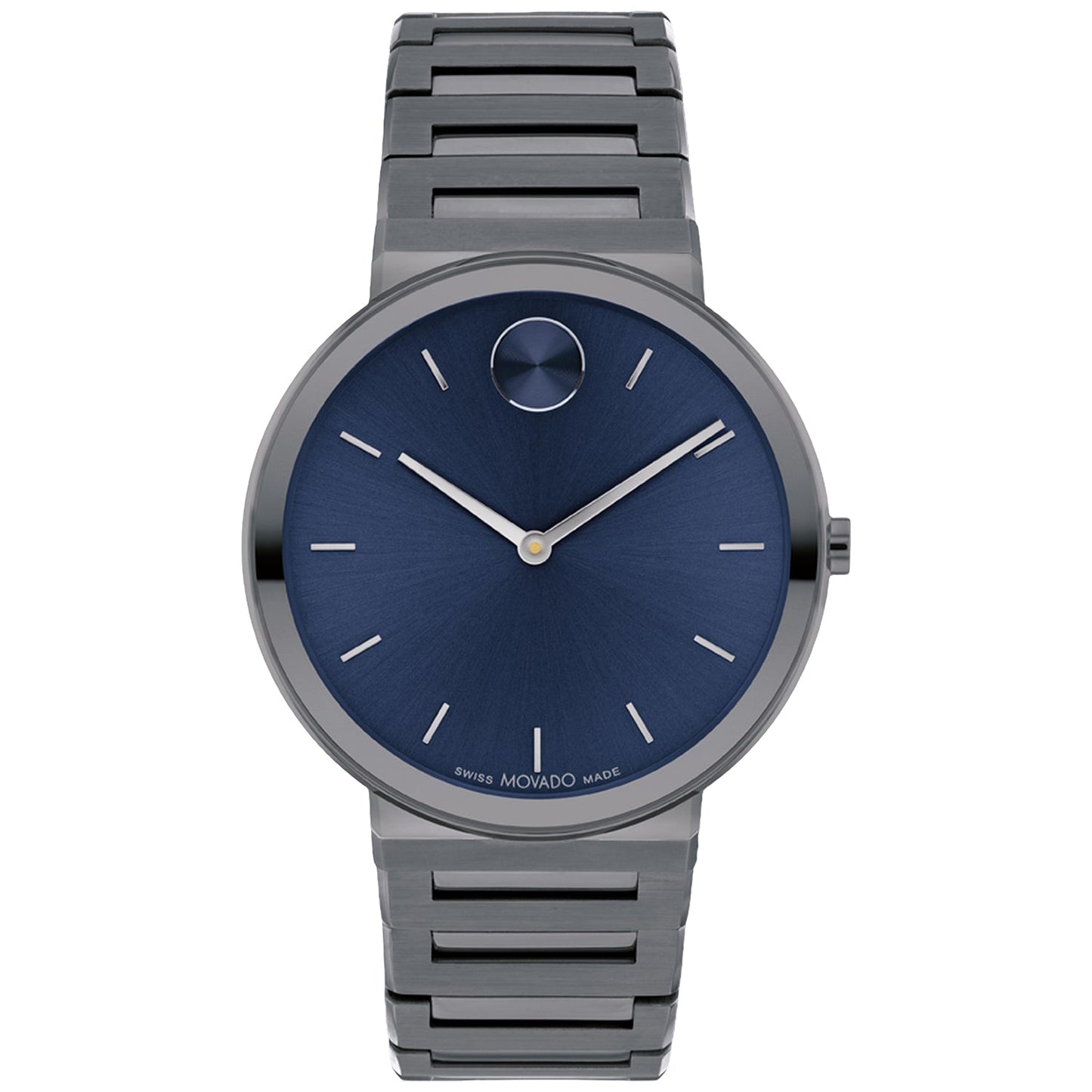 Movado Men's Bold Watch - Blue Dial & Stainless Steel