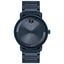 Montre Movado pour homme Bold - Cadran bleu en acier inoxydable
