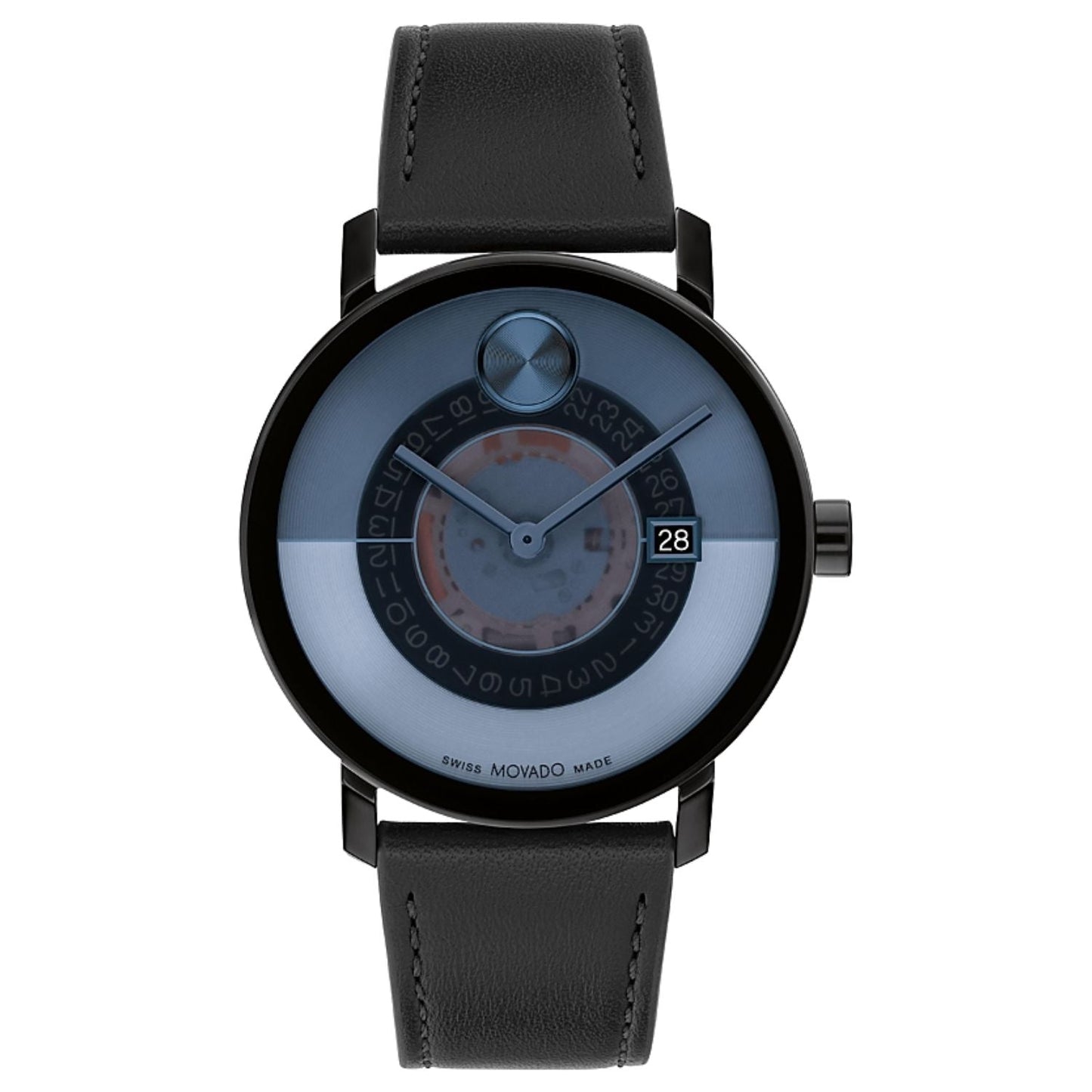 Montre Movado pour homme Bold avec cadran bleu